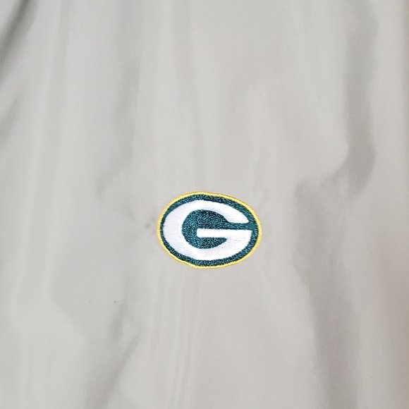 Vintage Cutter & Buck Green Bay Packers Embroidered Lightweight Jacket Rain Coat - Picture 11 of 14